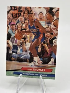 Isiah Thomas 1992-93 Fleer Ultra #59 HOF Detroit Kolben - Bild 1 von 2
