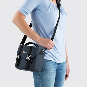 Lowepro Scout SH 120 Shoulder Bag for Compact & Mirrorless Cameras (Blue) - Picture 1 of 10
