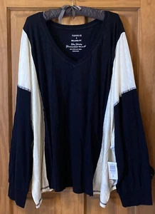 TORRID LONG SLEEVE TEE SHIRT TOP SHIRT SWEATSHIRT 5 5X 5XL 28 NEW - Picture 1 of 6