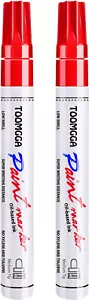 Paint Pens Paint Markers Red - Permanent Markers Oil Based for Metal Wood, Paint - Picture 1 of 12