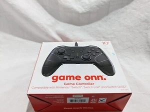 onn. GL-01 Controller cablato per Nintendo Switch - Nero - Foto 1 di 3