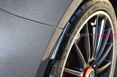 Mercedes A Class Carbon Fibre Rear Splash Guards A45 AMG a class W176 - UK Stock - Image 1 of 4