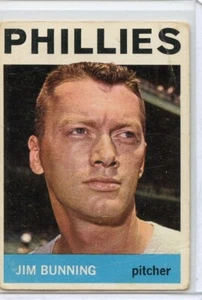 1964 Topps Jim Bunning Philadelphia Phillies #265 ⭐️💥🎯 G/G+ - Picture 1 of 2