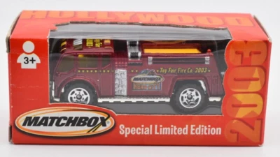 Matchbox Superfast Fire Water Pumper Toy Fair 2003 Hollywood. Promotional - Image 1 of 2