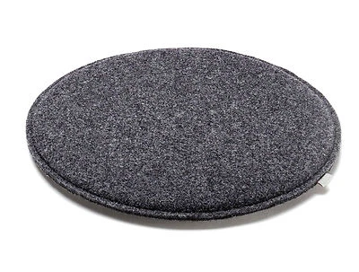 Filz Sitz Kissen Stuhl Bank Auflage Stuhlkissen   Ø 33 anthrazit  - Bild 1 von 3