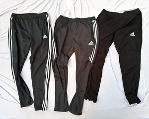 Adidas Mens LOT Sz XL L Climacool Jogger Pants Gray Black Aeroready