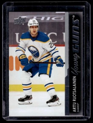 2021-22 Upper Deck Series 1 Young Guns Arttu Ruotsalainen Rookie #221 Buffalo - Image 1 of 2