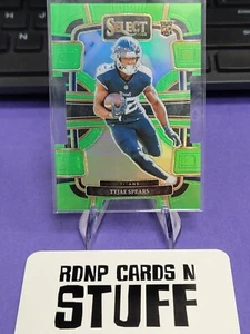 2023 Select Tyjae Spears Neon Green Prizms Die Cut RC Concourse #/599 #97 - Picture 1 of 2