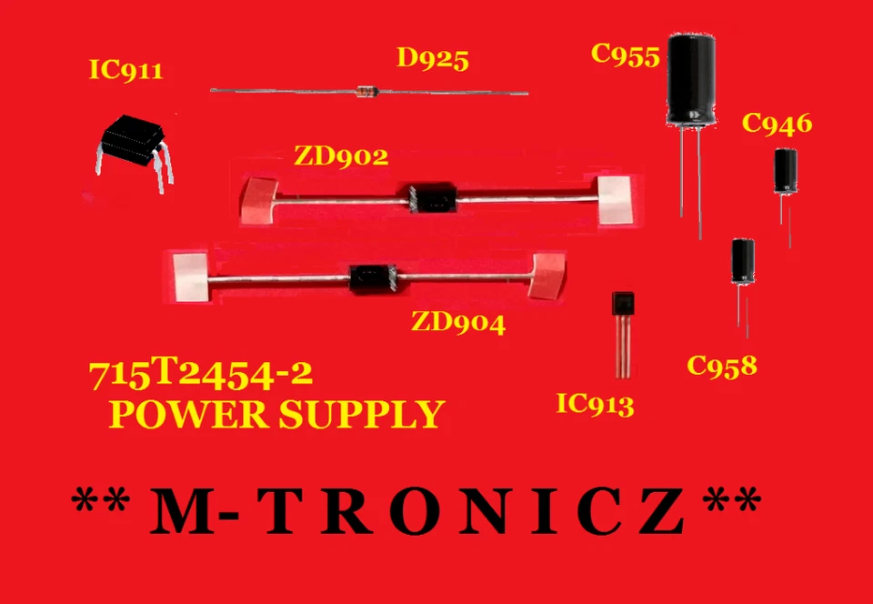 PHILIPS  MAGNAVOX  715T2454-1    715T2454-2  REPAIR  PARTS KIT - Image 1 of 1