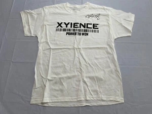 Barcode UFC Xyience Power to win T-Shirt white Large signed Ronda Rousey -626 - Picture 1 of 5