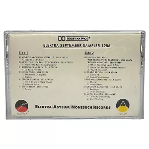 Sept 1986 Elektra Promo Sampler Metal Church Georgia Satellites Steve Reich RARE - Picture 1 of 4
