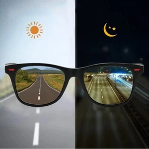 Gafas de sol polarizadas de visión nocturna para hombre con marco de PC para conducción diurna y nocturna - Imagen 1 de 12
