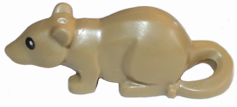 Lego Dark Tan Rat NEW!!!