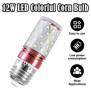 E27 Led Colorful Corn Bulb Smd2835 Chip No Flicker Lamps 270 Degree Beam Angle - Picture 1 of 13