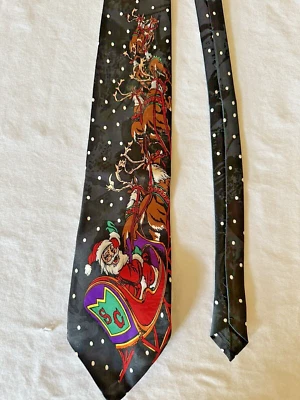 Corbata de Navidad Surrey Papá Noel y renos Foto 1 de 4