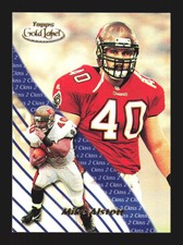 2000 Topps Gold Label #14 Mike Alstott    Tampa Bay Buccaneers