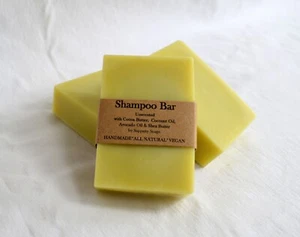Natürliche Shampoo Bar Bio Zutaten unduftvoll Handarbeit - Bild 1 von 2
