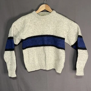 Vintage 80er 90er Britches Great Outdoors Grobstrick Pullover Gr. L Wollmischung Made USA - Bild 1 von 10
