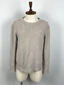 All Saints Men's Beige Knit Sweater Crew Neck Size M - Picture 1 of 22