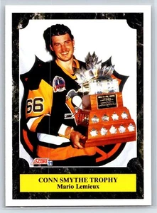 1991-92 Score American Mario Lemieux Conn Smythe Trophy Pittsburgh Penguins #426 - Picture 1 of 2