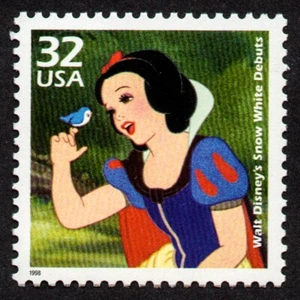 USA, SCOTT # 3185-H, MNH SNOW WHITE & THE SEVEN DWARFS DISNEY CARTOON - Picture 1 of 1