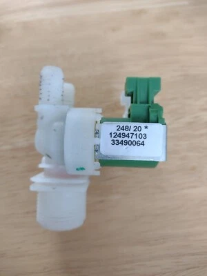 Válvula de entrada de agua para lavadora Zanussi FJDR1266W Foto 1 de 4