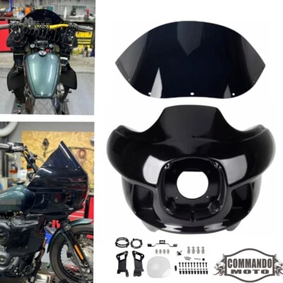 Kit de montaje y carenado superior delantero para Harley Low Rider S FXLRS FXLR ST 2018-2024 Foto 1 de 4