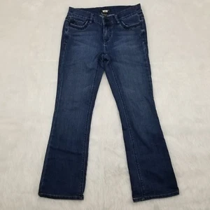 Jeans donna bootcut White House Black Market Noir taglia 2R misura orlo 28x28 - Foto 1 di 6