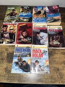 Don Pendleton MACK BOLAN, The Executioner Series lot of 10 paperback books - Picture 1 of 1