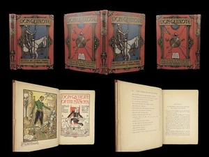 1900 Don Quixote by Cervantes w/ Thomas Shelton English & Walter Crane ART - Picture 1 of 24