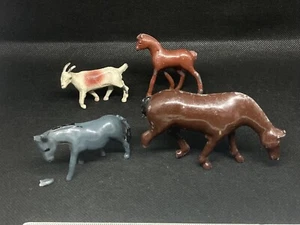 Horse, Foal, Donkey And Goat Figures By Phillip SEGAL (Yellow 990) See Notes - Picture 1 of 19