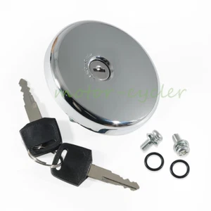 Fuel Gas Tank Cap Cover Keys for Kawasaki VN2000 Vulcan 2000 Classic LT 06-2010 - Picture 1 of 9