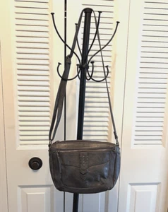 BOC Born Original Concepts Shoulder Bag Tote Crossbody Purse Gray Faux Leather - Picture 1 of 6