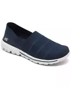 Tenis para caminar SKECHERS Go WALK clásicos para mujer - Gracious Joy azul marino - Imagen 1 de 6