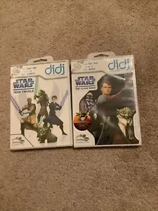 Star Wars Games Jedi Trials & The Clone Wars Leap Frog Didj - Picture 1 of 9