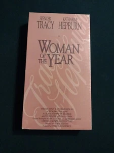 Woman of the Year (VHS 1992) classic from 1942 Tracy and Hepburn sealed! - Imagen 1 de 5