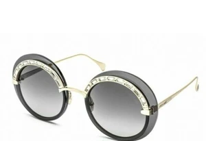 Roberto Cavalli RC1144 32B Rimless & Stones Round Sunglasses Frame 58-21-135 - Picture 1 of 1