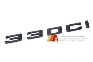 Matte Black Trunk Lid Rear Emblem Badge Decal Letters 330Ci fit for BMW E46 E92 - Picture 1 of 1