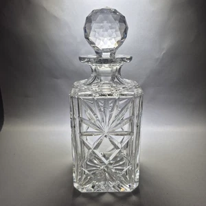 Royal Brierley Crystal Breamar Square Whiskey Decanter 10" 750ml - Picture 1 of 15