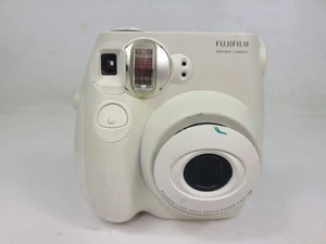 Fujifilm Instax Mini 7S Instant Film Camera White w/ Wrist Strap (TESTED) - Picture 1 of 7