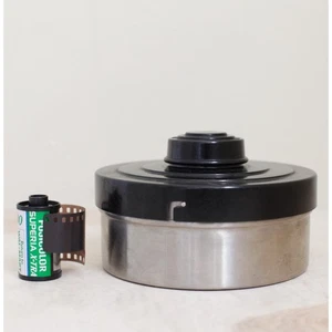 Burke & James Stainless Steel 35mm Film Developing Tank w Plastic Reel - Picture 1 of 8