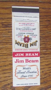 ALCOHOL MATCHBOOK COVER: J&B BOURBON WHISKEY EMPTY MATCHCOVER -A1 - Picture 1 of 1
