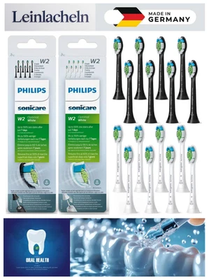 16/8x Philips Sonicare W2 Optimal White Standard Schallzahnbürstenköpfe C3 2025~