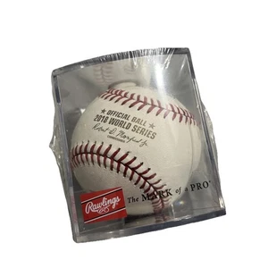 2018 Rawlings Official WORLD SERIES Baseball With Cube New - Picture 1 of 4