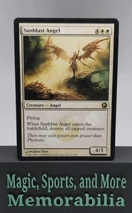 MTG Sunblast Angel Scars of Mirrodin Regular Rare White Magic The Gathering LP - Picture 1 of 2