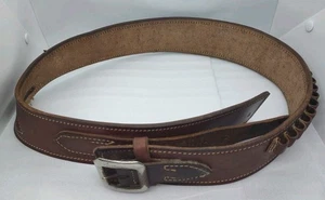 VTG George Lawrence 79-38 L Brown Leather Cartridge Belt (25) - Picture 1 of 20