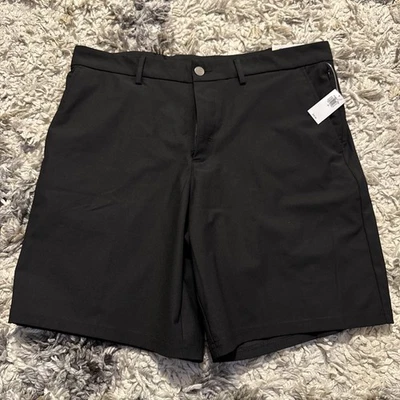 Pantalones Cortos Old Navy Para Hombre 34 Negro Active Tech Híbrido 8" Entrepierna Cremallera Bolsillo Golf Nuevos Foto 1 de 4