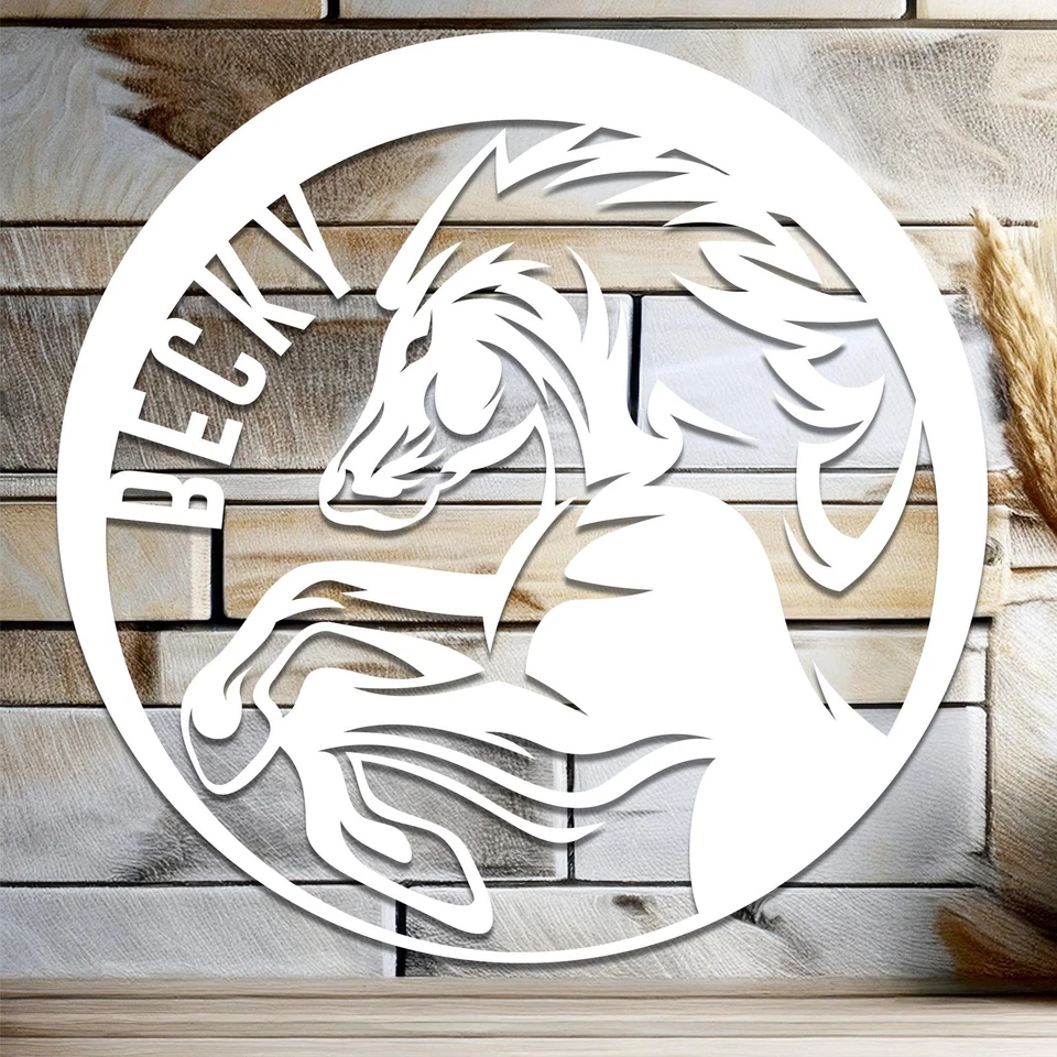 Letrero con nombre de caballo Foto 1 de 1