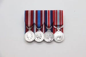 Diamond Platinum Jubilee Coronation HM Coastguard Court Mounted Miniature Medals - Picture 1 of 2