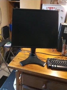 NEC 19" LDC MONITOR Model  LCD1990FXp  Tilt & Rotate  Raise & Lower Stand - Picture 1 of 12